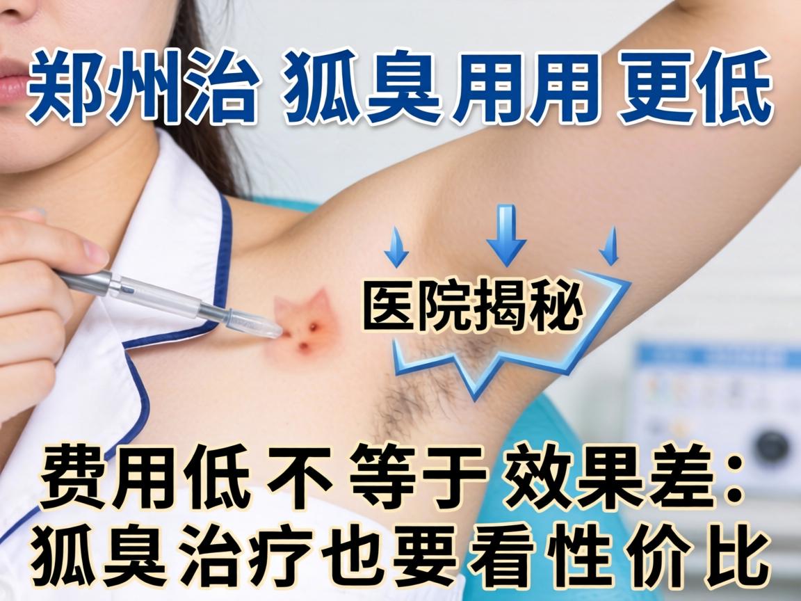郑州治狐臭费用更低医院揭秘,费用低不等于效果差,狐臭治疗也要看性价比 郑州治狐臭费用更低医院揭秘,费用低不等于效果差,狐臭治疗也要看性价比