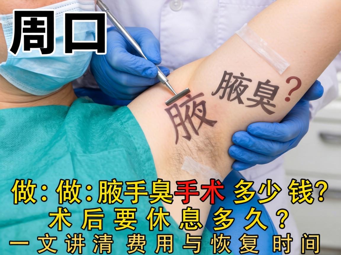 周口做腋臭手术多少钱?术后要休息多久?一文讲清费用与恢复时间 周口做腋臭手术多少钱?术后要休息多久?一文讲清费用与恢复时间