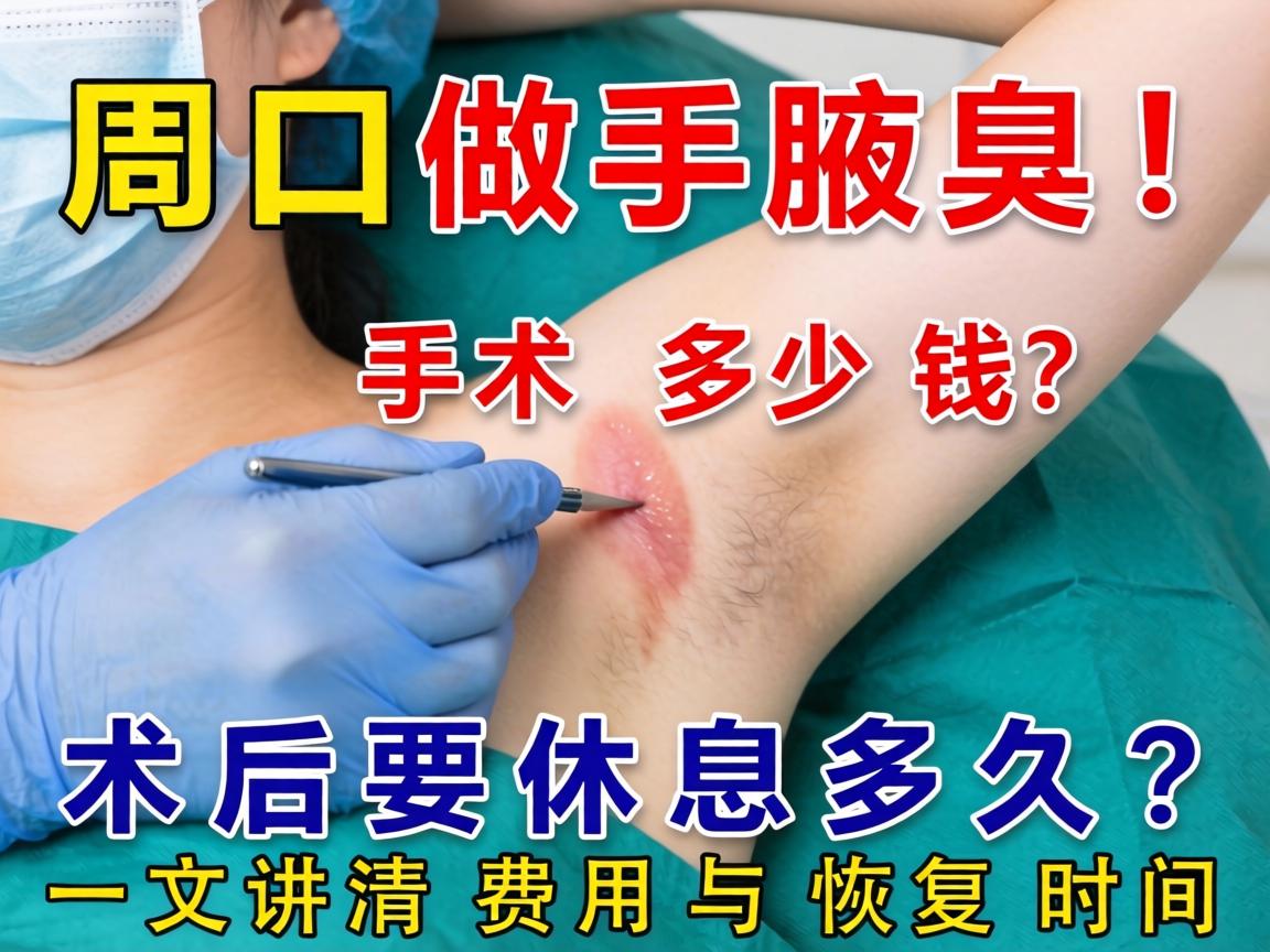 周口做腋臭手术多少钱?术后要休息多久?一文讲清费用与恢复时间 周口做腋臭手术多少钱?术后要休息多久?一文讲清费用与恢复时间