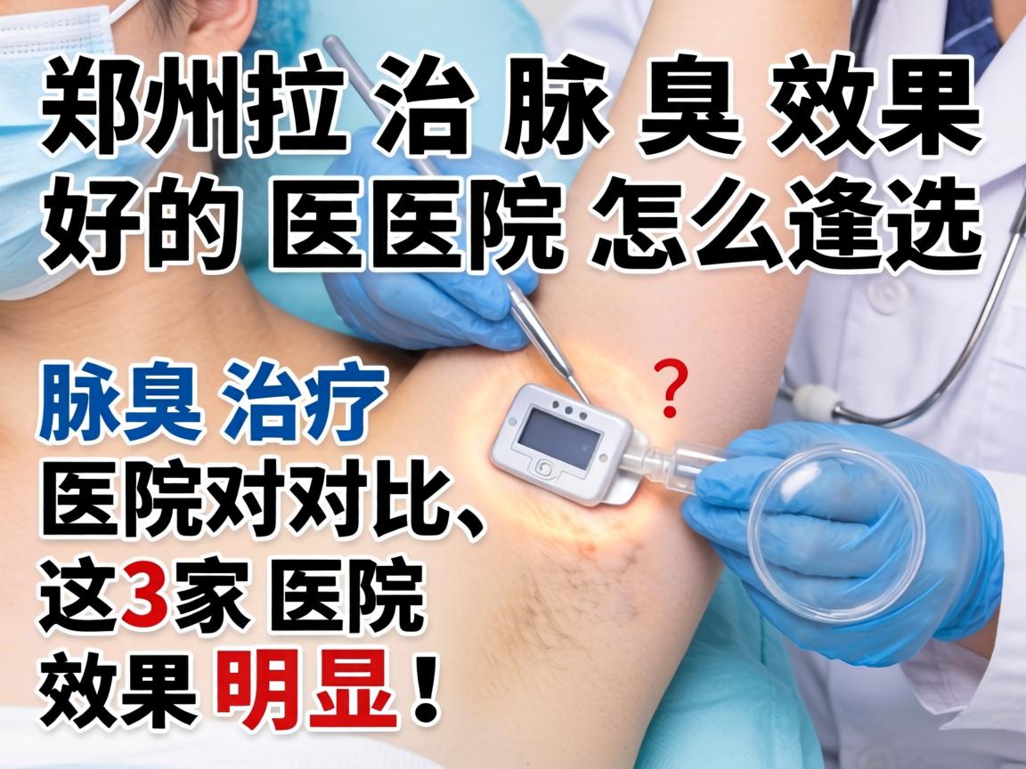 郑州治腋臭效果好的医院怎么选?腋臭治疗医院对比,这3家医院效果明显! 郑州治腋臭效果好的医院怎么选?腋臭治疗医院对比,这3家医院效果明显!