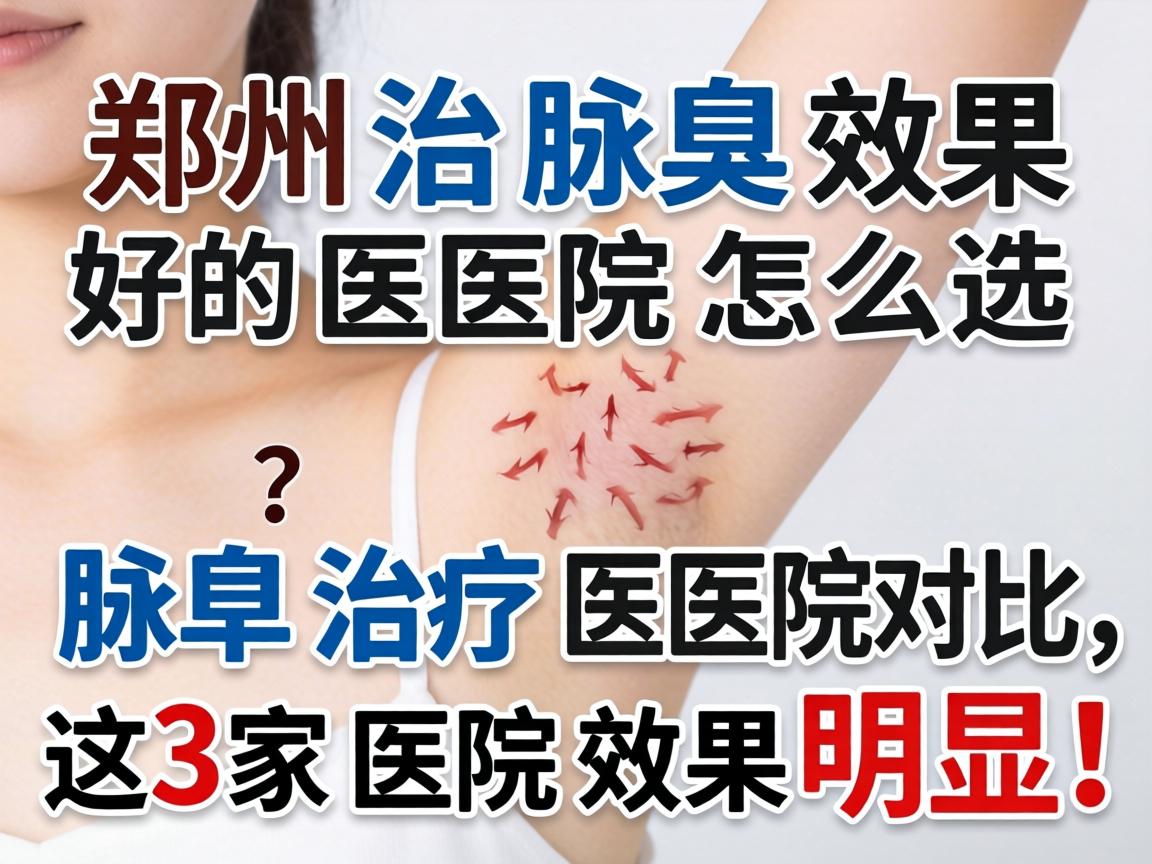 郑州治腋臭效果好的医院怎么选?腋臭治疗医院对比,这3家医院效果明显! 郑州治腋臭效果好的医院怎么选?腋臭治疗医院对比,这3家医院效果明显!