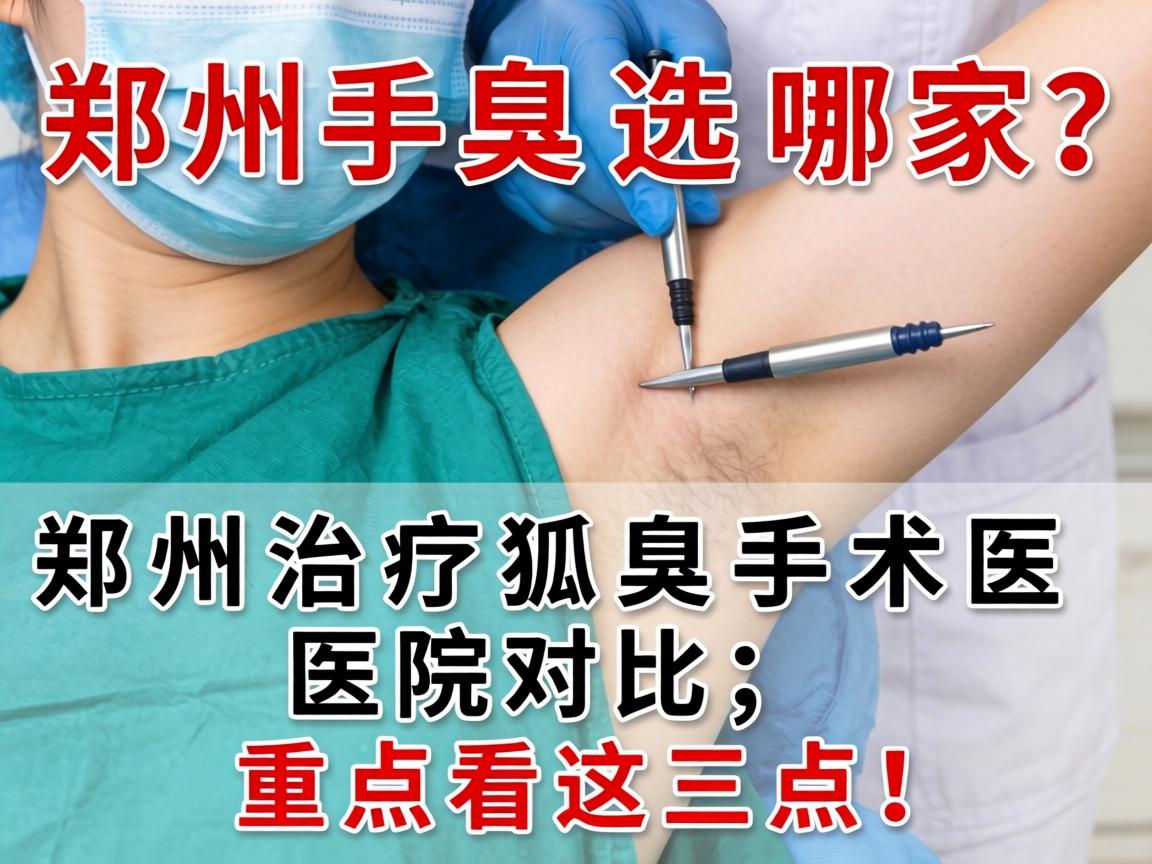 郑州狐臭手术选哪家?郑州治疗狐臭手术医院对比,重点看这三点! 郑州狐臭手术选哪家?郑州治疗狐臭手术医院对比,重点看这三点!