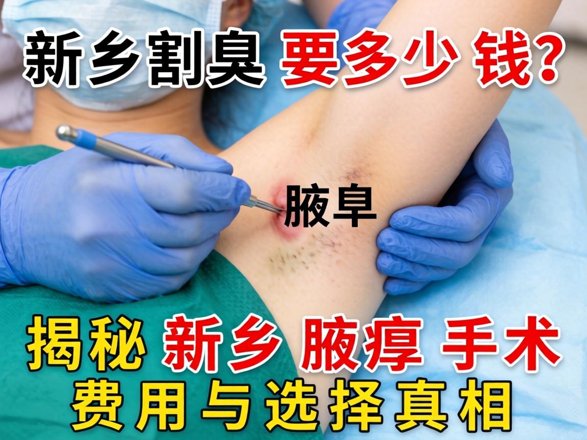 新乡割腋臭手术要多少钱？揭秘新乡腋臭手术费用与选择真相