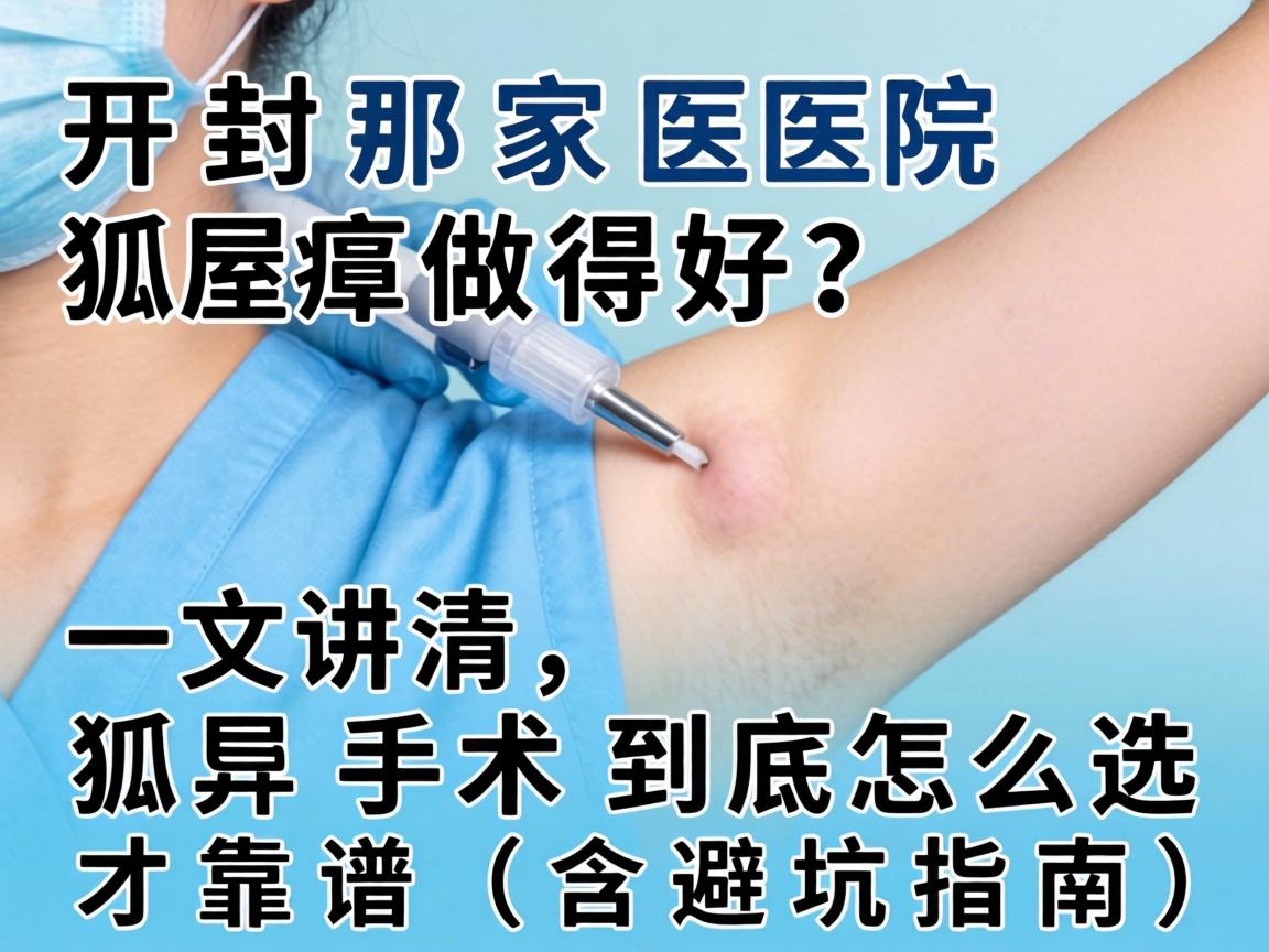 开封那家医院狐臭做得好?一文讲清,狐臭手术到底怎么选才靠谱(含避坑指南) 开封那家医院狐臭做得好?一文讲清,狐臭手术到底怎么选才靠谱(含避坑指南)