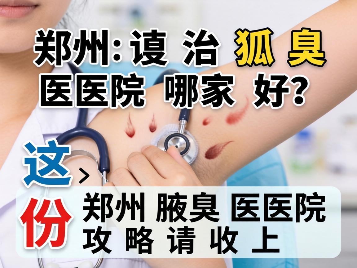 郑州治狐臭医院哪家好?这份郑州腋臭医院攻略请收好 郑州治狐臭医院哪家好?这份郑州腋臭医院攻略请收好