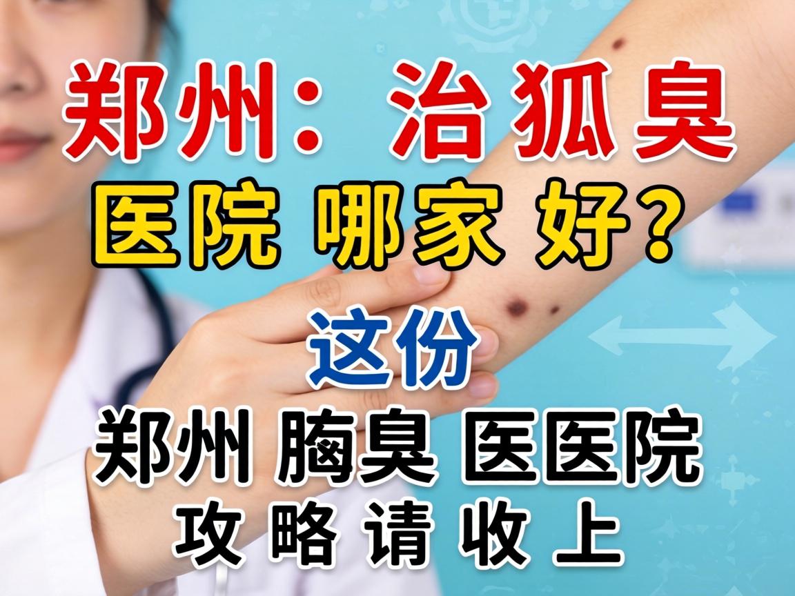 郑州治狐臭医院哪家好?这份郑州腋臭医院攻略请收好 郑州治狐臭医院哪家好?这份郑州腋臭医院攻略请收好