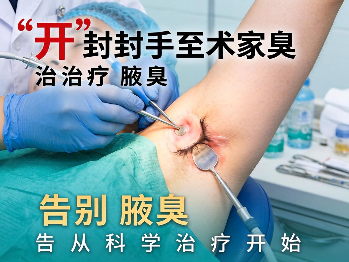 开封手术治疗腋臭,告别腋臭从科学治疗开始 开封手术治疗腋臭,告别腋臭从科学治疗开始