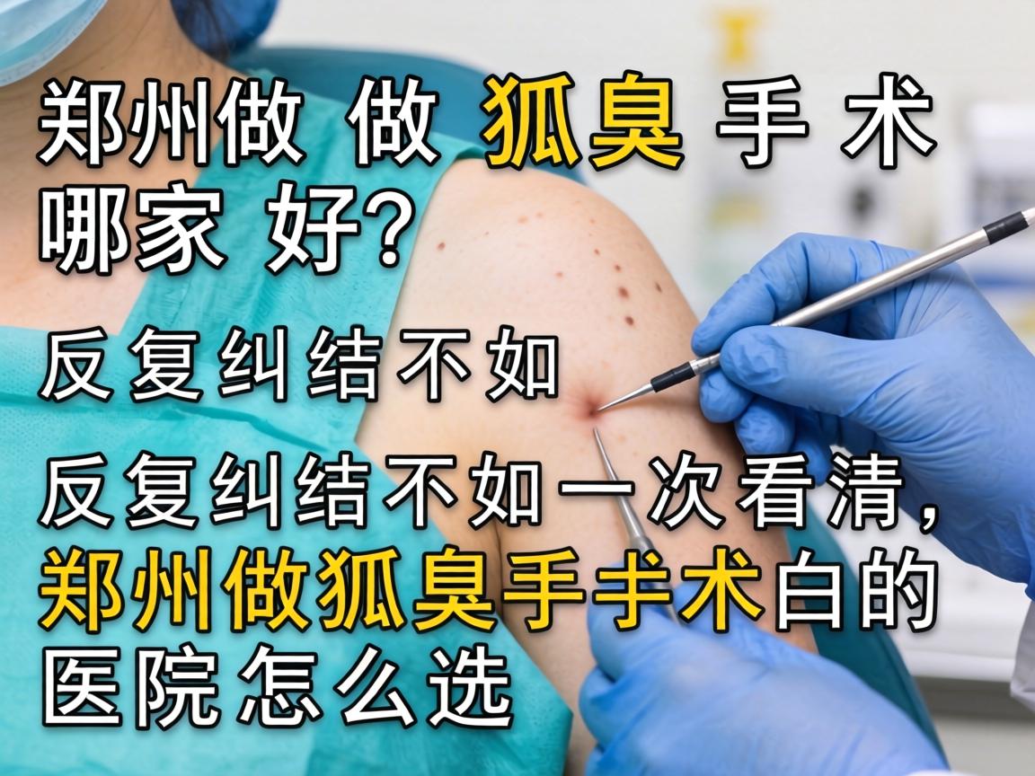 郑州做狐臭手术哪家好?反复纠结不如一次看清,郑州做狐臭手术的医院怎么选 郑州做狐臭手术哪家好?反复纠结不如一次看清,郑州做狐臭手术的医院怎么选