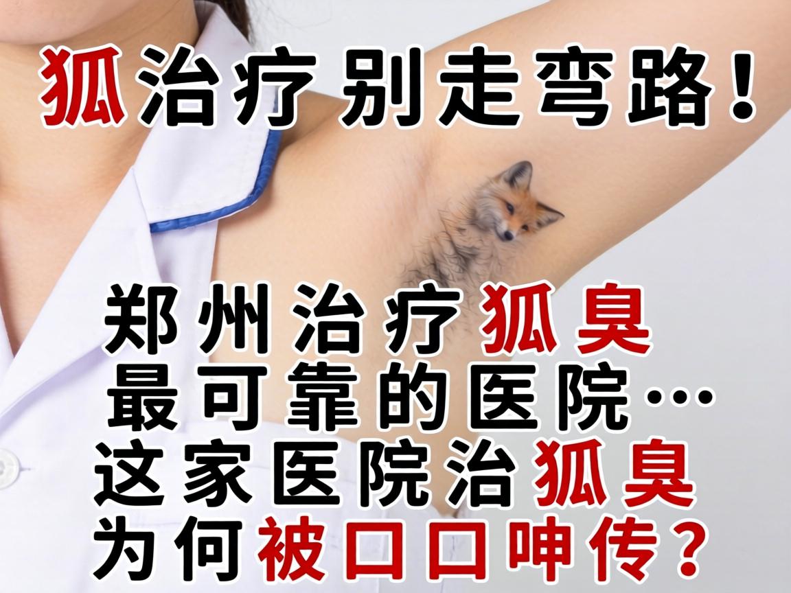 狐臭治疗别走弯路!郑州治疗狐臭最可靠的医院,这家医院治狐臭为何被口口相传? 狐臭治疗别走弯路!郑州治疗狐臭最可靠的医院,这家医院治狐臭为何被口口相传?
