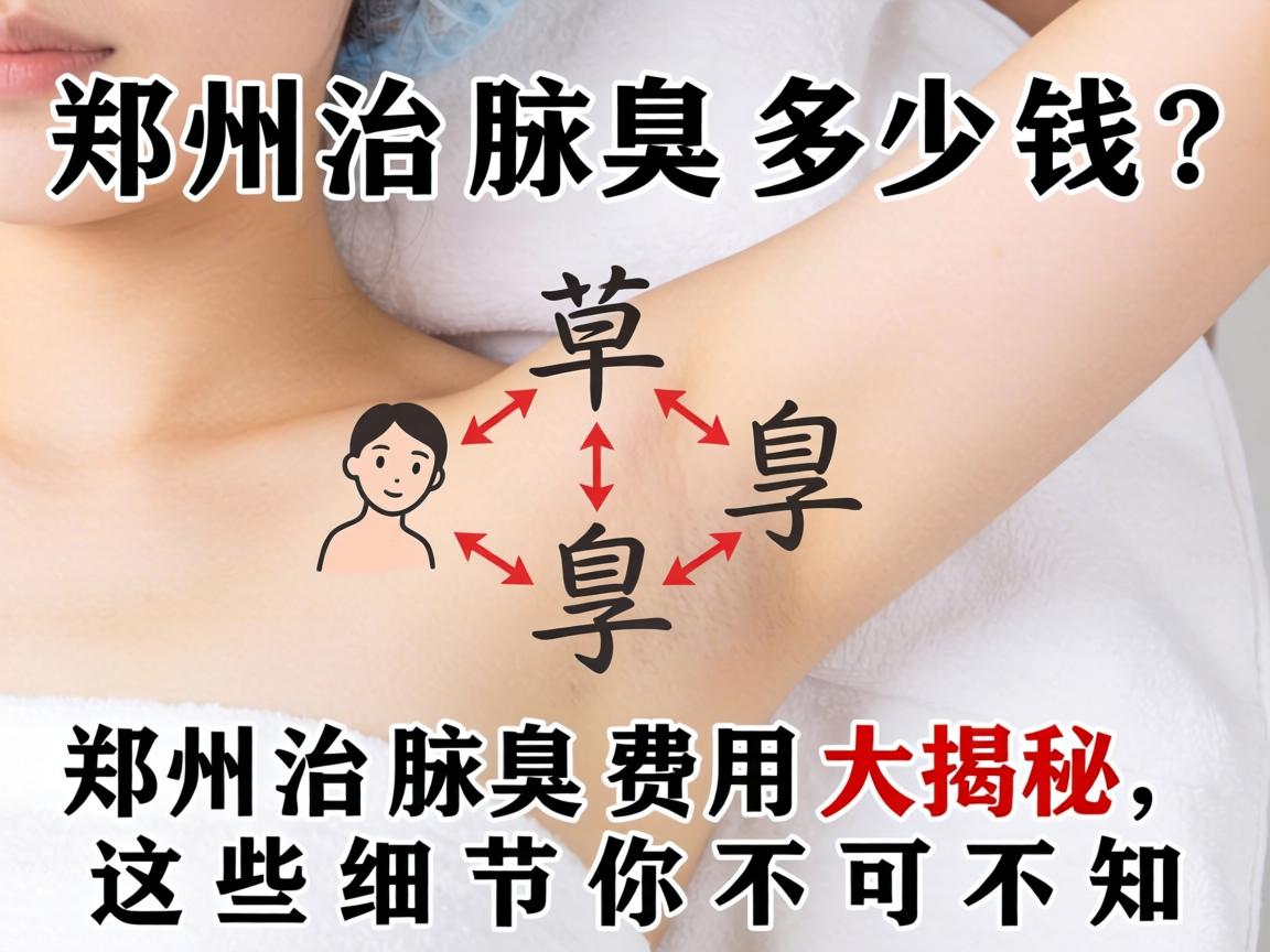 郑州治腋臭多少钱？郑州治腋臭费用大揭秘，这些细节你不可不知