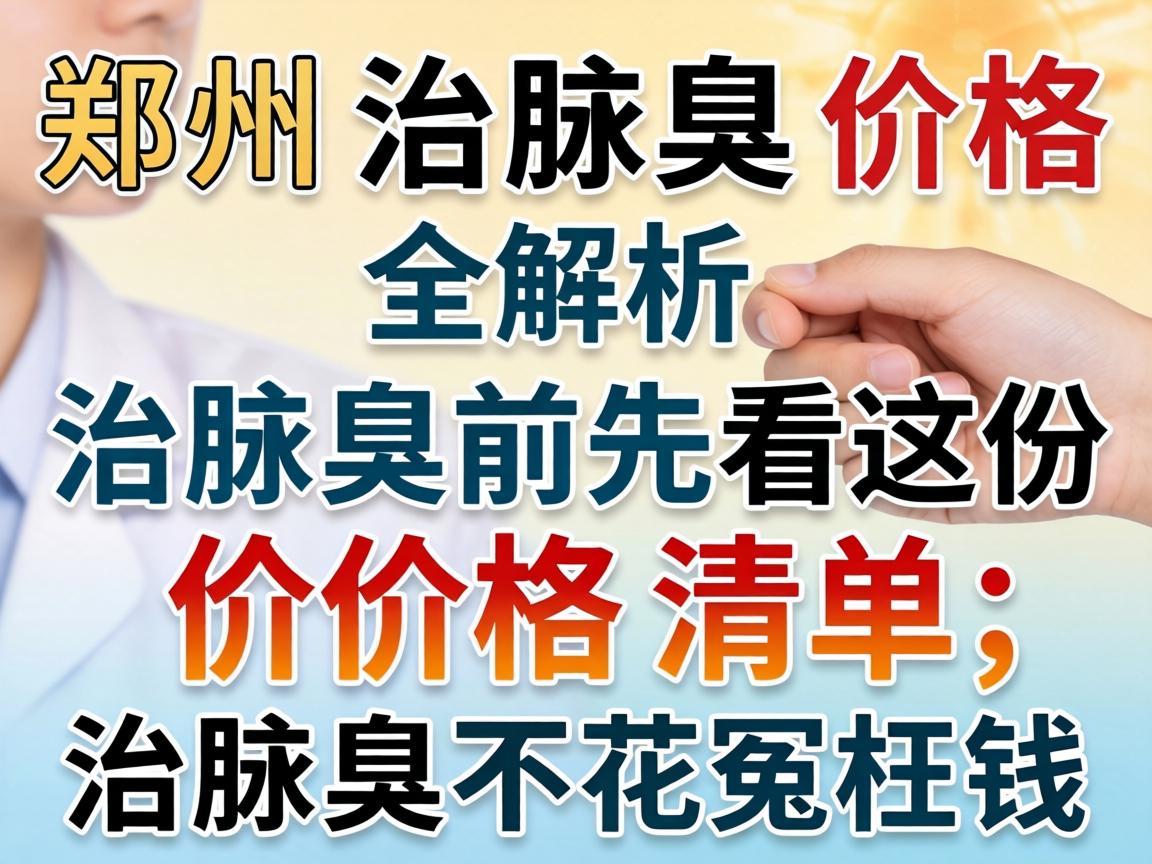 郑州治腋臭价格全解析,治腋臭前先看这份价格清单,治腋臭不花冤枉钱 郑州治腋臭价格全解析,治腋臭前先看这份价格清单,治腋臭不花冤枉钱