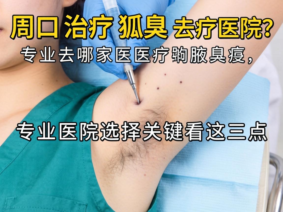 周口治疗狐臭去哪家医院？专业医院选择关键看这三点