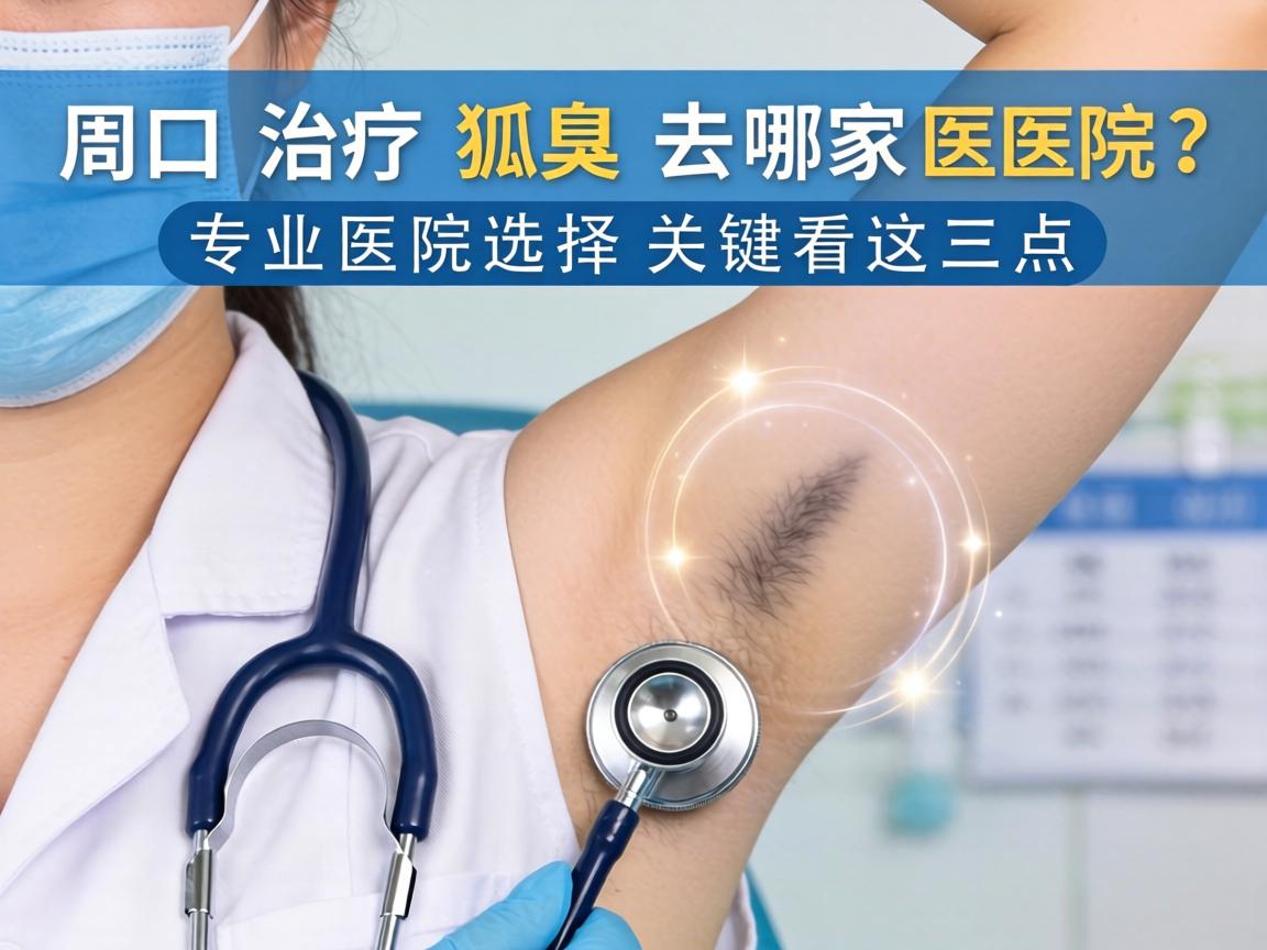 周口治疗狐臭去哪家医院？专业医院选择关键看这三点