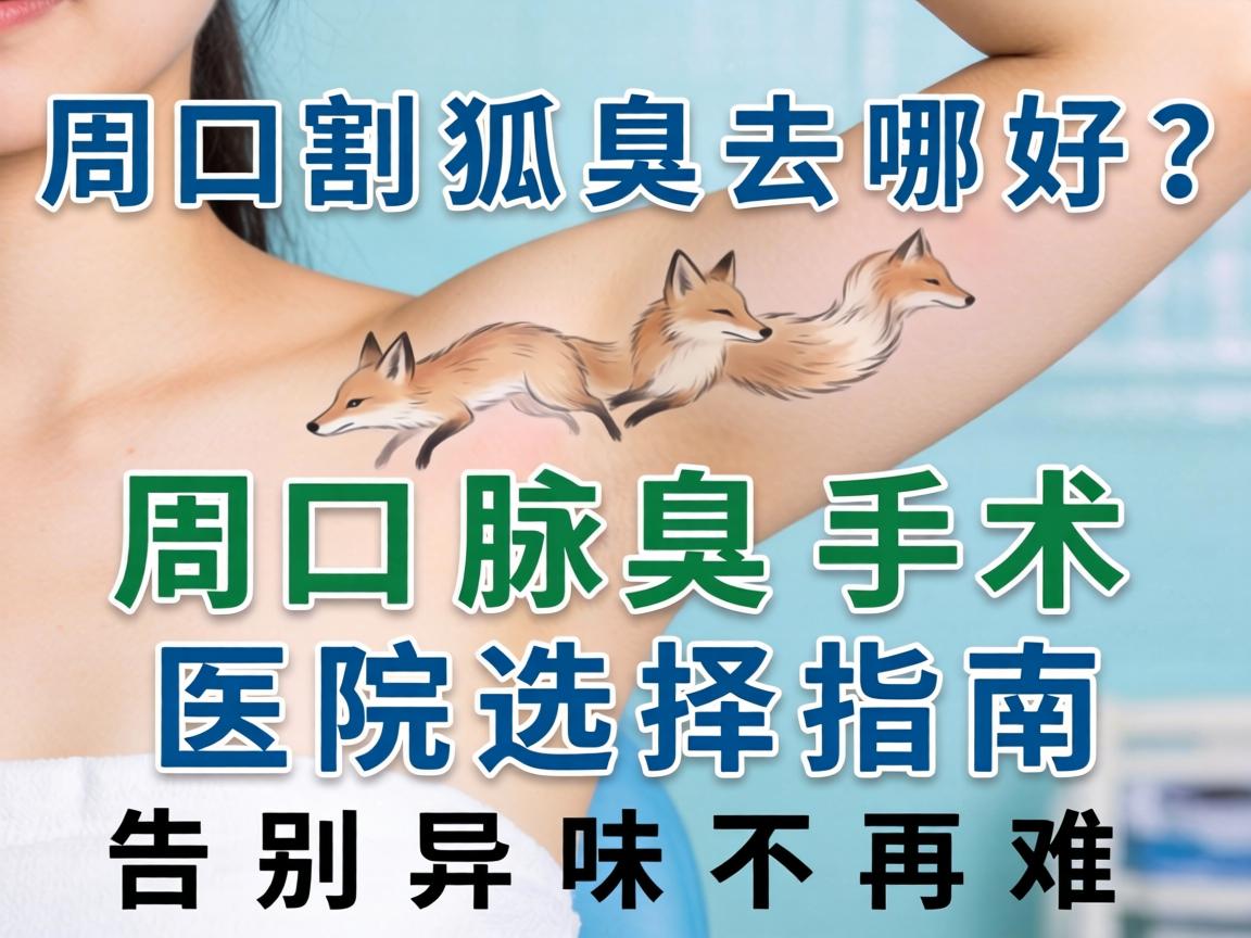 周口割狐臭去哪好?周口腋臭手术医院选择指南,告别异味不再难 周口割狐臭去哪好?周口腋臭手术医院选择指南,告别异味不再难