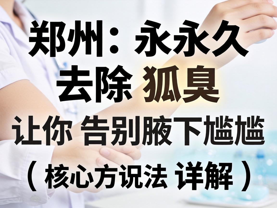 郑州永久去除狐臭，这些方法让你告别腋下尴尬（核心方法详解）