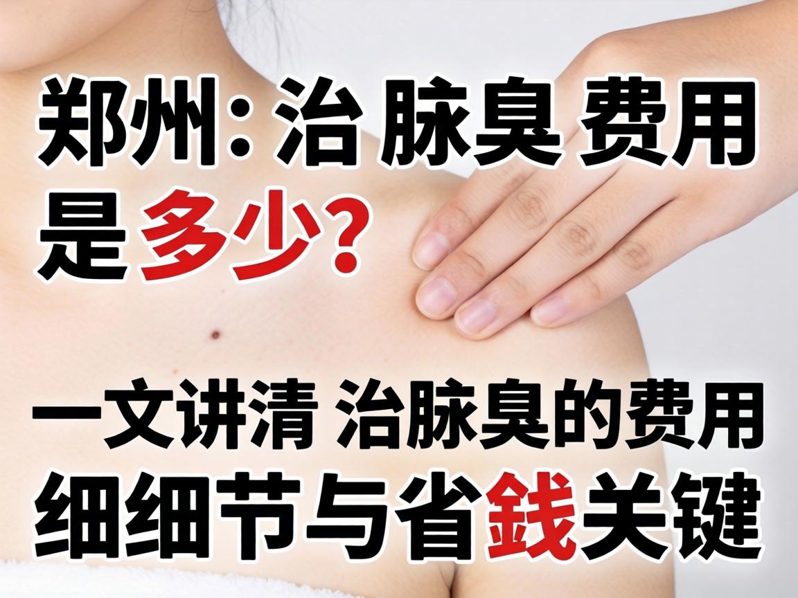 郑州治腋臭费用是多少？一文讲清治腋臭的费用细节与省钱关键