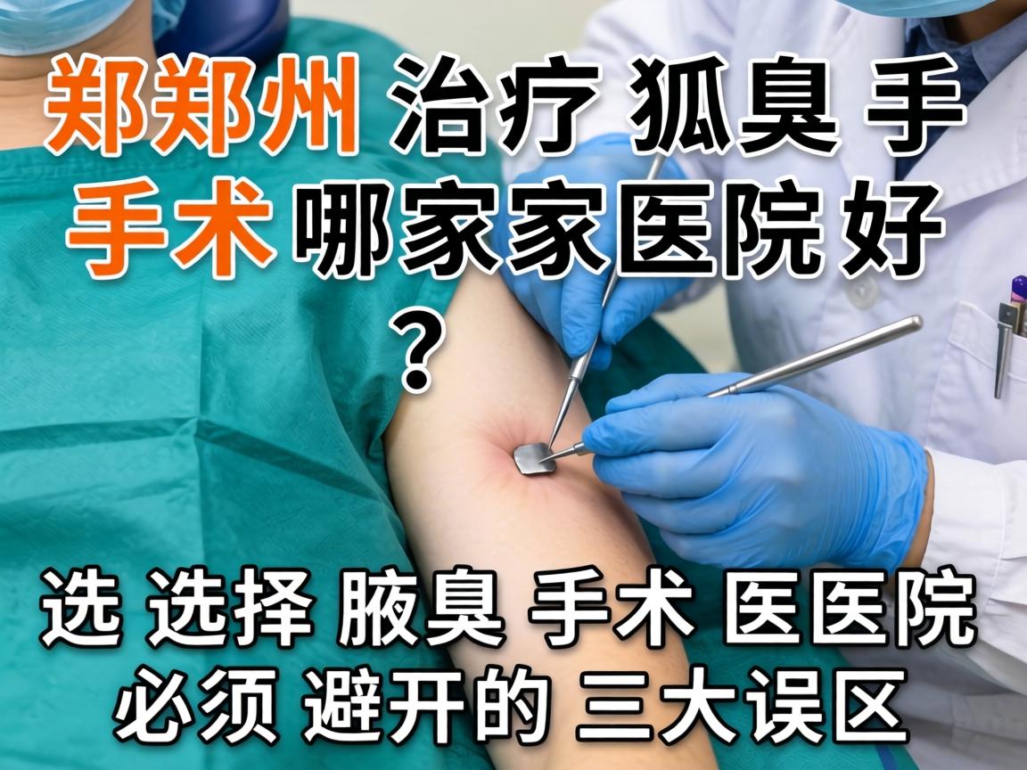 郑州治疗狐臭手术哪家医院好?选择腋臭手术医院必须避开的三大误区 郑州治疗狐臭手术哪家医院好?选择腋臭手术医院必须避开的三大误区