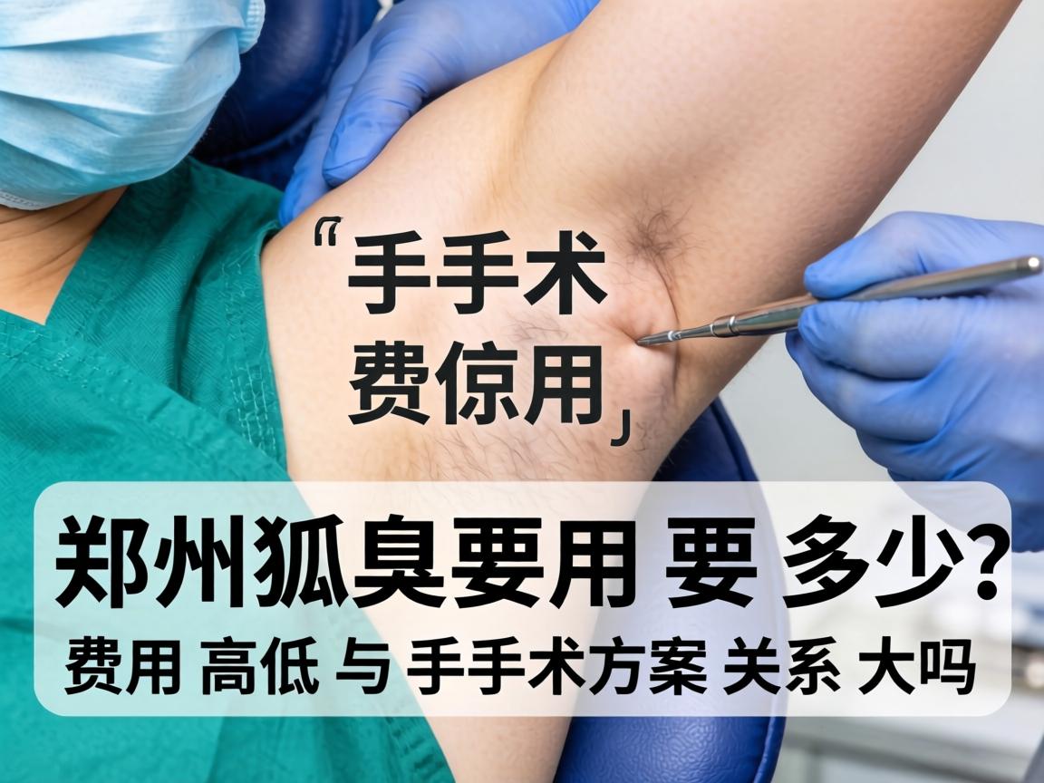郑州狐臭手术费用要多少?费用高低与手术方案关系大吗? 郑州狐臭手术费用要多少?费用高低与手术方案关系大吗?