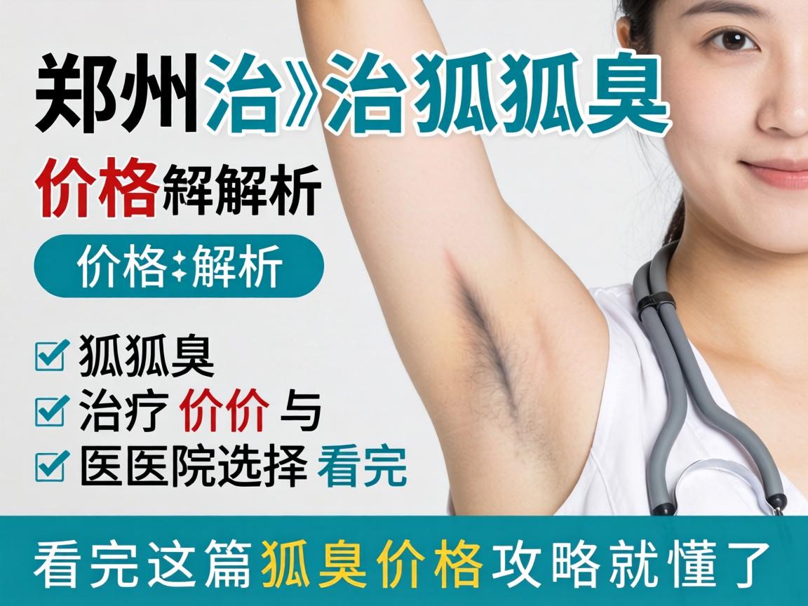 郑州治狐臭价格解析,狐臭治疗价格与医院选择,看完这篇狐臭价格攻略就懂了 郑州治狐臭价格解析,狐臭治疗价格与医院选择,看完这篇狐臭价格攻略就懂了