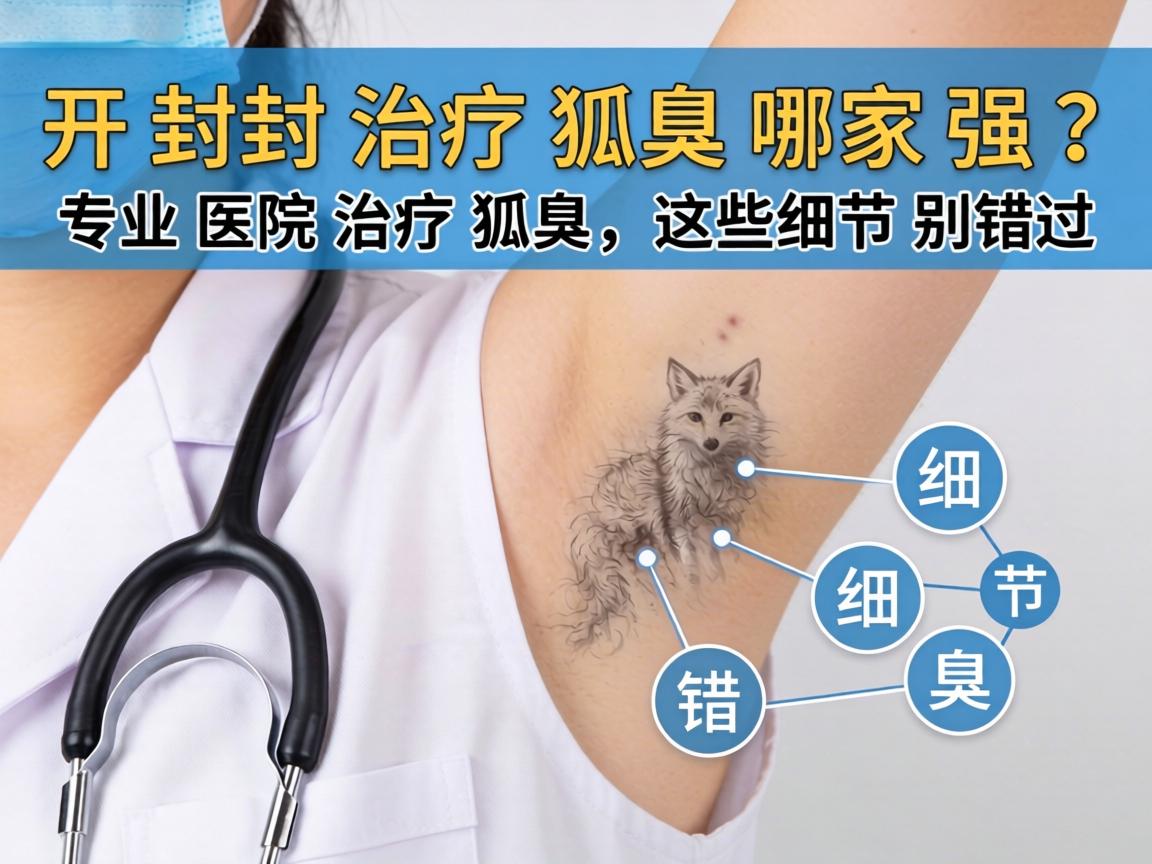 开封治疗狐臭哪家强?专业医院治疗狐臭,这些细节别错过 开封治疗狐臭哪家强?专业医院治疗狐臭,这些细节别错过