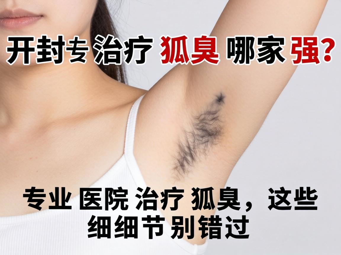 开封治疗狐臭哪家强?专业医院治疗狐臭,这些细节别错过 开封治疗狐臭哪家强?专业医院治疗狐臭,这些细节别错过