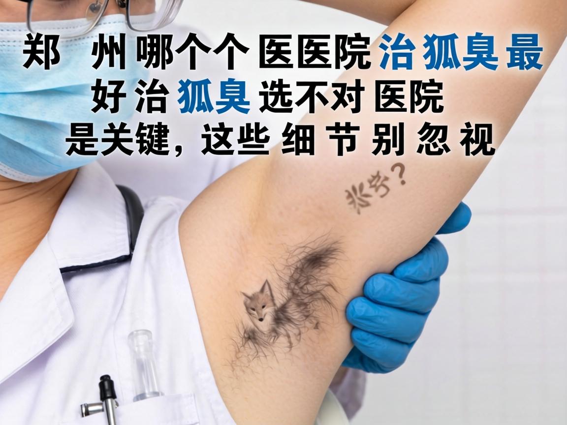 郑州哪个医院治狐臭最好？治狐臭选对医院是关键，这些细节别忽视
