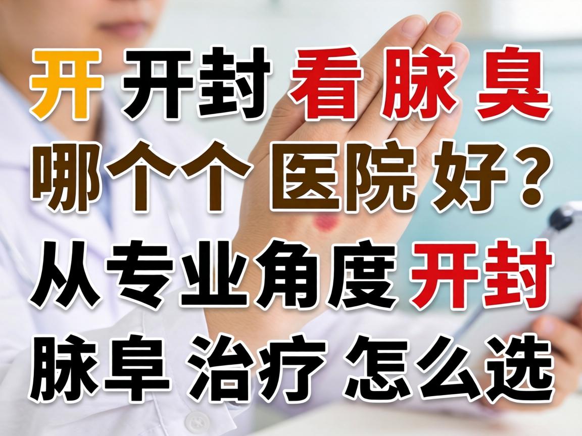 开封看腋臭哪个医院好？从专业角度聊聊开封腋臭治疗怎么选