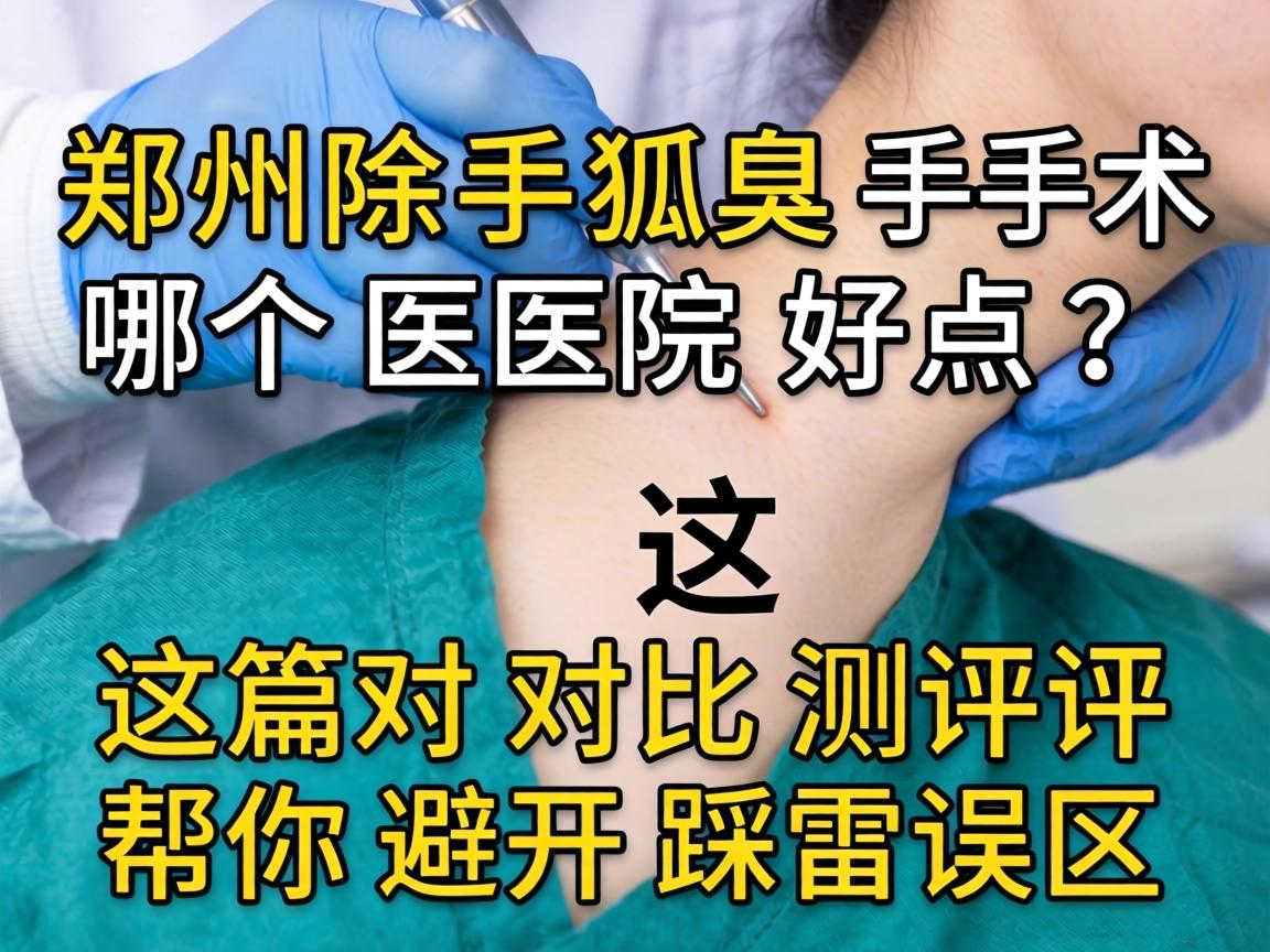 郑州除狐臭手术哪个医院好点?这篇对比测评帮你避开踩雷误区 郑州除狐臭手术哪个医院好点?这篇对比测评帮你避开踩雷误区
