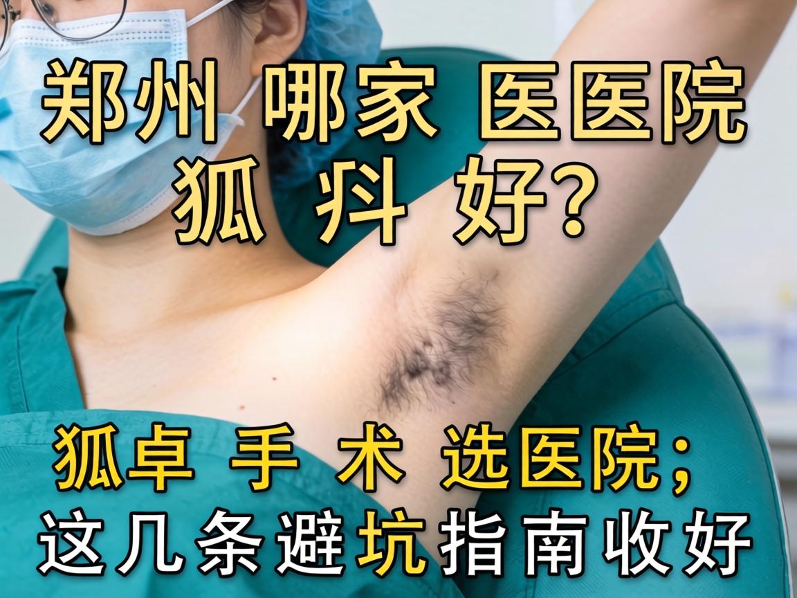 郑州哪家医院狐臭好?狐臭手术选医院,这几条避坑指南收好 郑州哪家医院狐臭好?狐臭手术选医院,这几条避坑指南收好