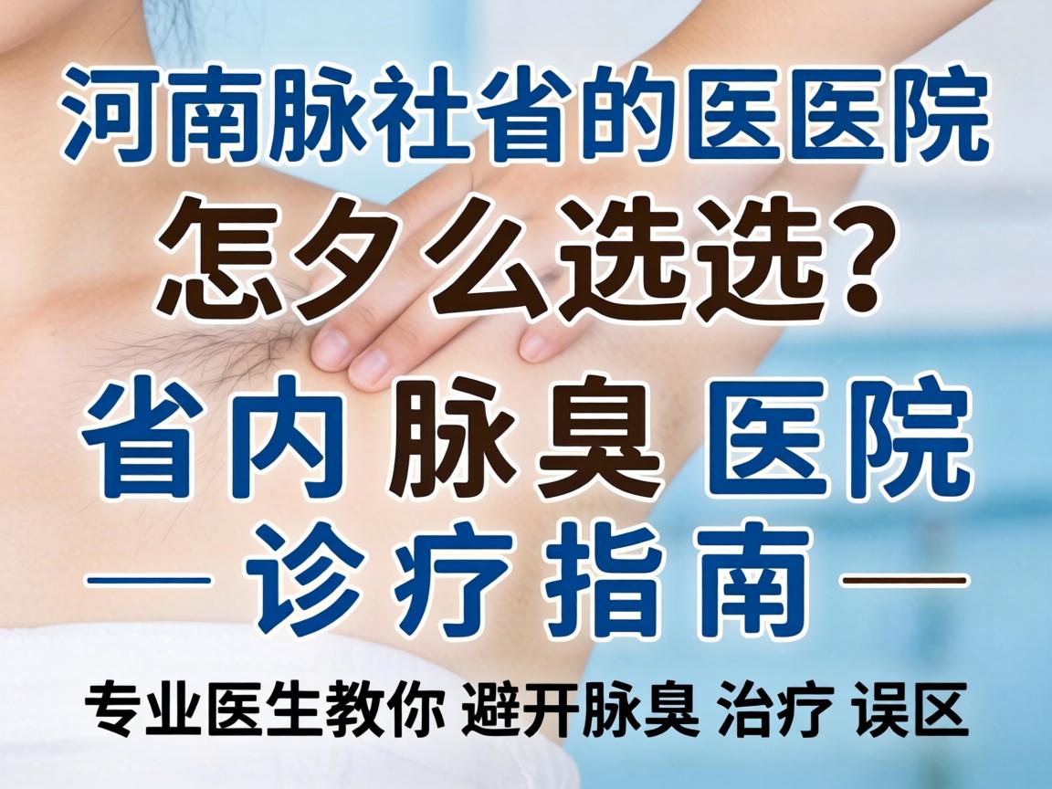 河南省腋臭医院怎么选?省内腋臭医院诊疗指南—专业医生教你避开腋臭治疗误区 河南省腋臭医院怎么选?省内腋臭医院诊疗指南—专业医生教你避开腋臭治疗误区