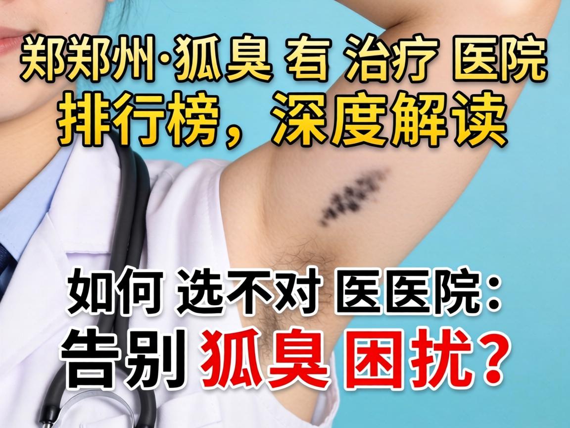 郑州狐臭治疗医院排行榜深度解读,如何选对医院,告别狐臭困扰? 郑州狐臭治疗医院排行榜深度解读,如何选对医院,告别狐臭困扰?