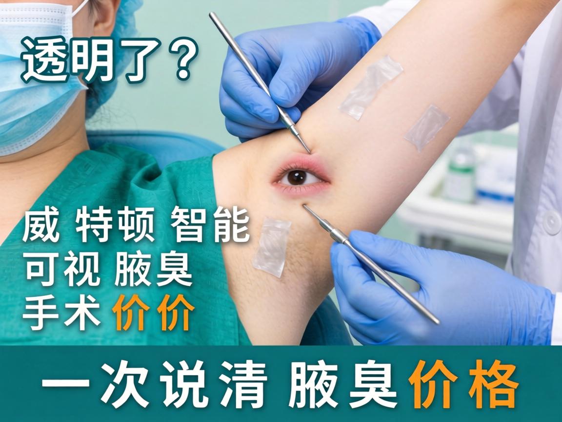 腋臭价格透明了?威特顿智能可视腋臭手术价格,一次说清腋臭价格 腋臭价格透明了?威特顿智能可视腋臭手术价格,一次说清腋臭价格