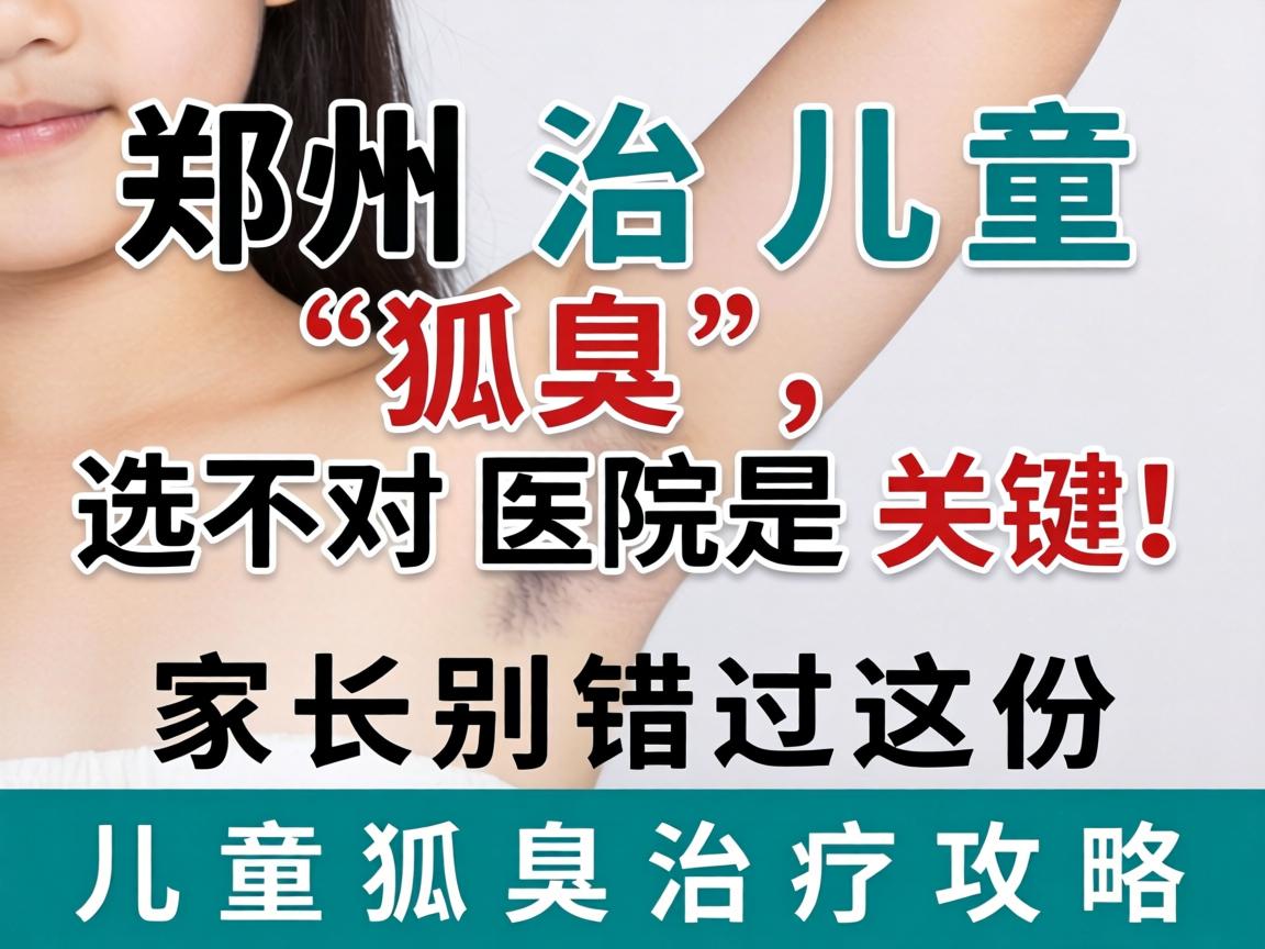 郑州治儿童狐臭,选对医院是关键!家长别错过这份儿童狐臭治疗攻略 郑州治儿童狐臭,选对医院是关键!家长别错过这份儿童狐臭治疗攻略