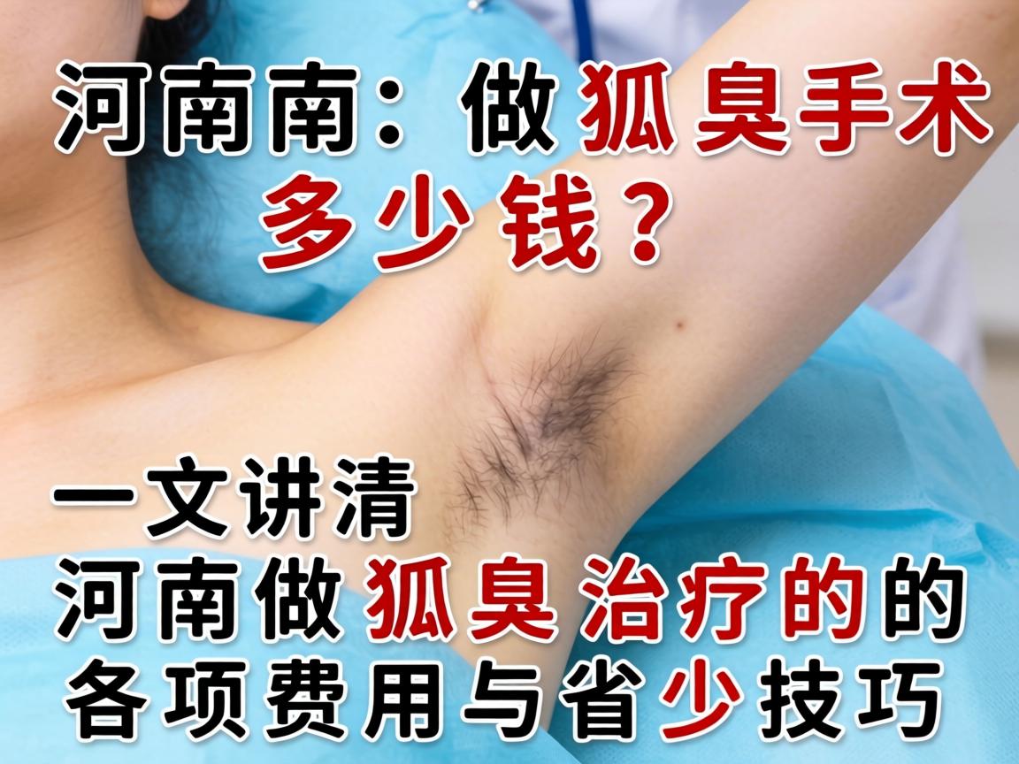河南做狐臭手术多少钱?一文讲清河南做狐臭治疗的各项费用与省钱技巧 河南做狐臭手术多少钱?一文讲清河南做狐臭治疗的各项费用与省钱技巧