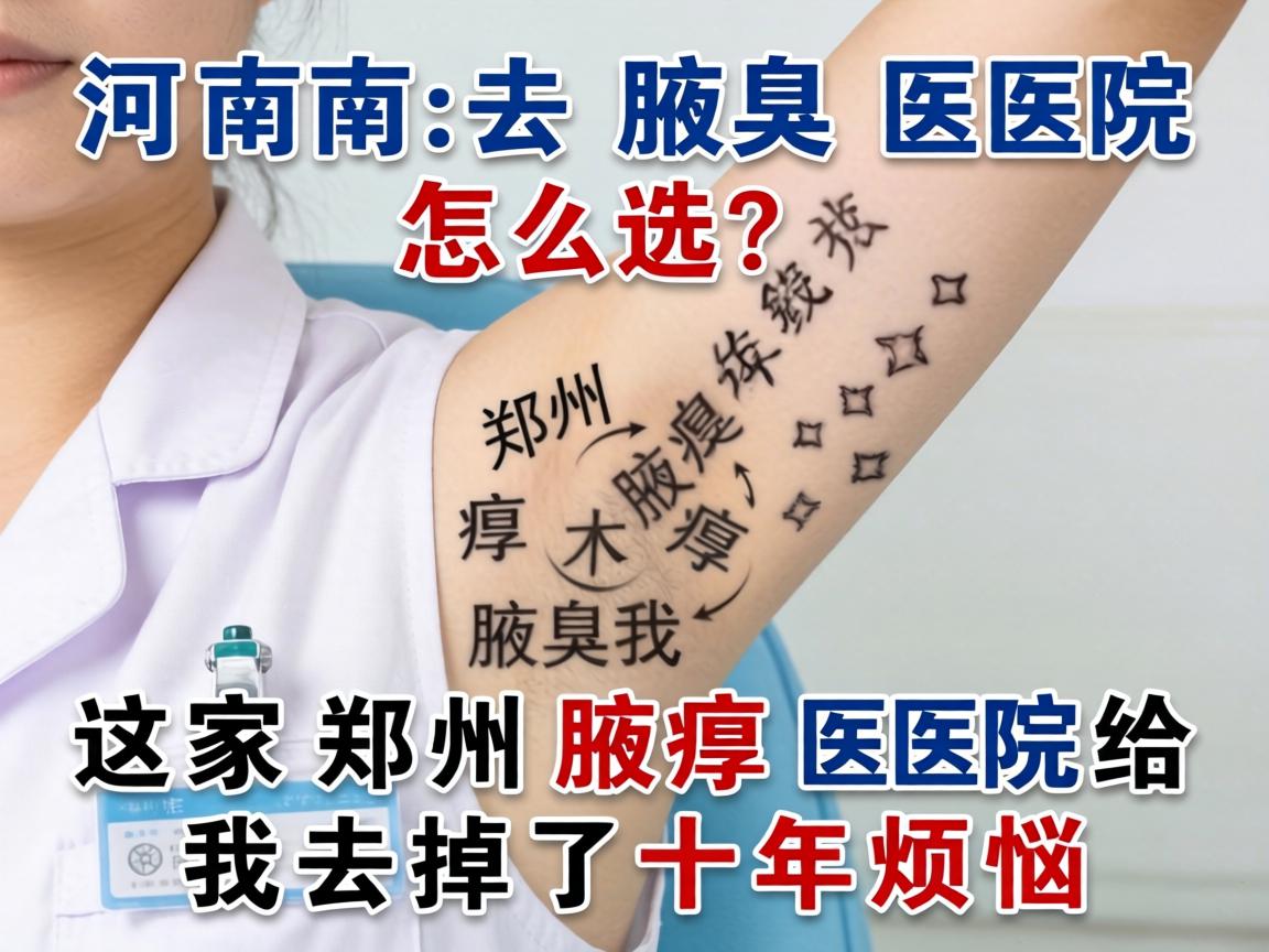 河南去腋臭医院怎么选?这家郑州腋臭医院给我去掉了十年烦恼 河南去腋臭医院怎么选?这家郑州腋臭医院给我去掉了十年烦恼