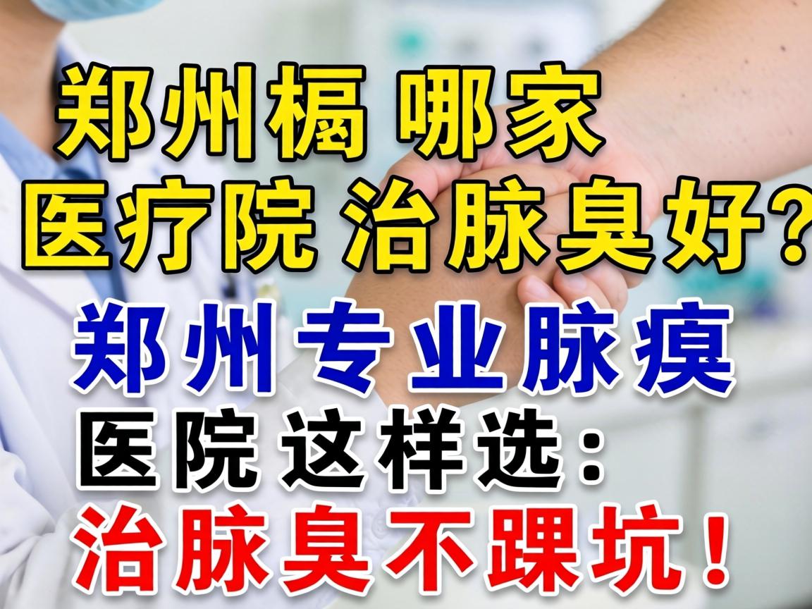 郑州哪家医院治腋臭好？郑州专业腋臭医院这样选，治腋臭不踩坑！