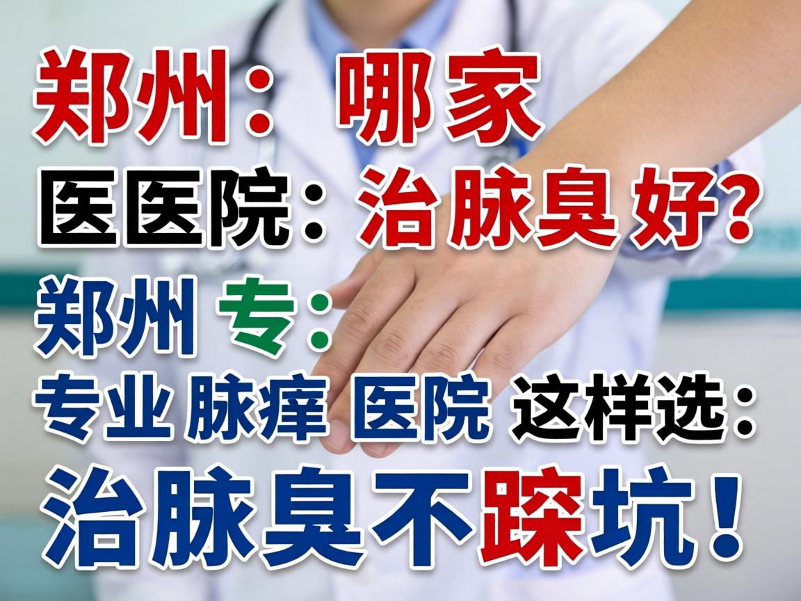 郑州哪家医院治腋臭好？郑州专业腋臭医院这样选，治腋臭不踩坑！