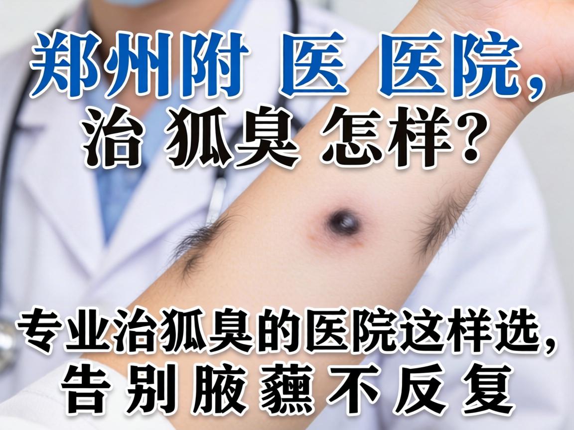 郑州附医医院治狐臭怎样?专业治狐臭的医院这样选,告别腋臭不反复 郑州附医医院治狐臭怎样?专业治狐臭的医院这样选,告别腋臭不反复