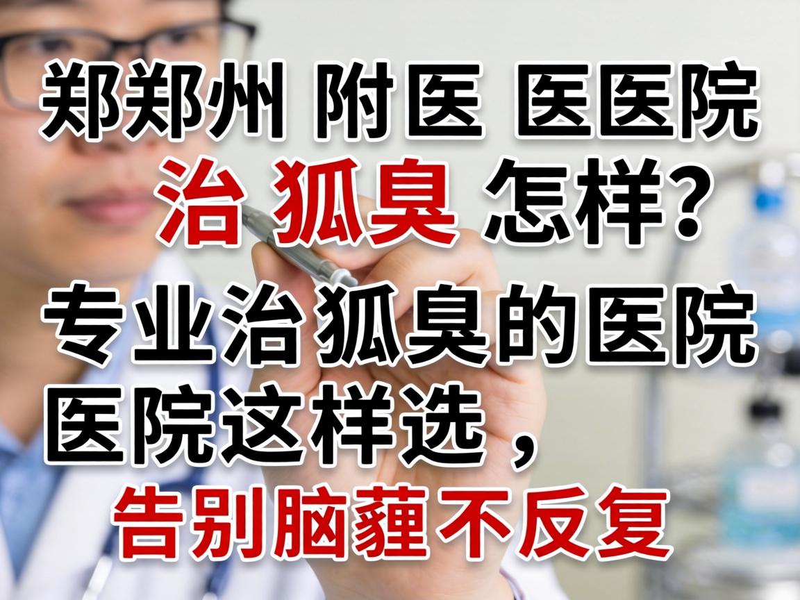 郑州附医医院治狐臭怎样?专业治狐臭的医院这样选,告别腋臭不反复 郑州附医医院治狐臭怎样?专业治狐臭的医院这样选,告别腋臭不反复