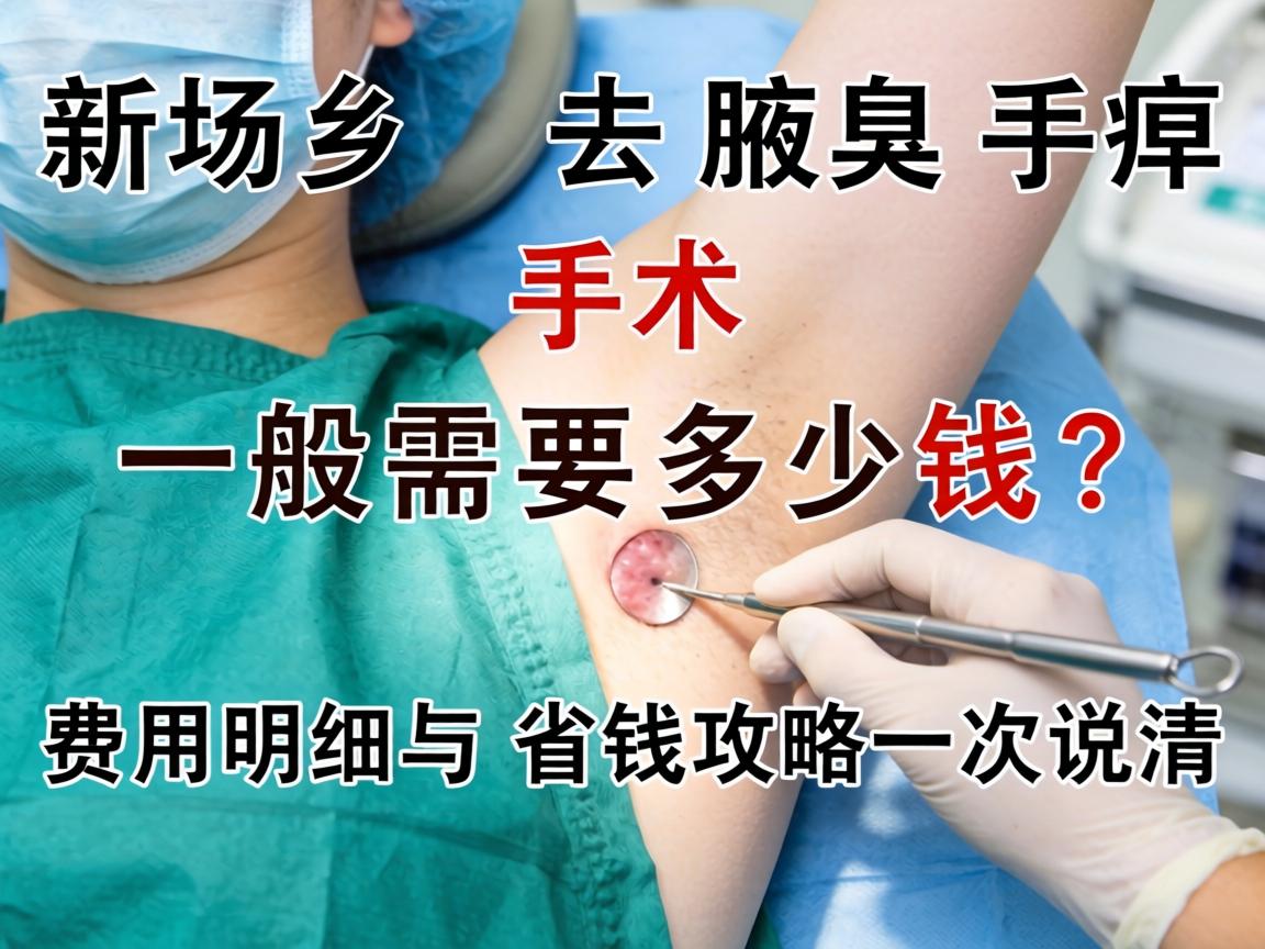 在新乡去腋臭手术一般需要多少钱?费用明细与省钱攻略一次说清 在新乡去腋臭手术一般需要多少钱?费用明细与省钱攻略一次说清