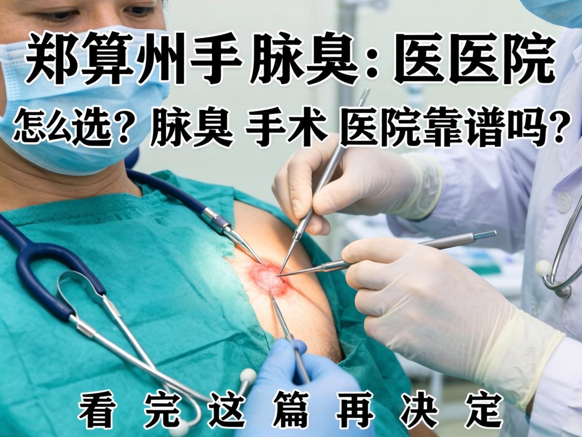 郑州腋臭手术医院怎么选？腋臭手术医院靠谱吗？看完这篇再决定