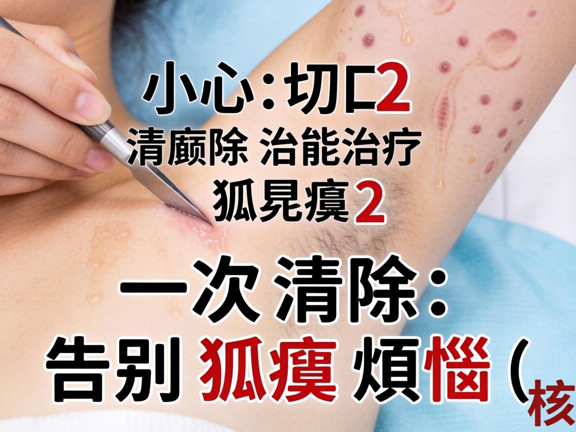 小切口汗腺清除治疗狐臭，一次清除，告别狐臭烦恼（核心关键词重复2次）
