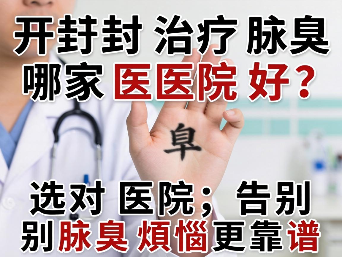 开封治疗腋臭哪家医院好？选对医院，告别腋臭烦恼更靠谱