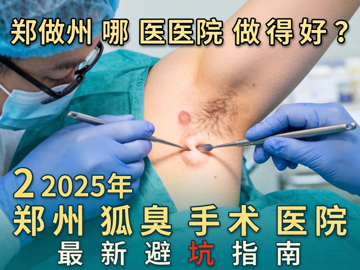 郑州狐臭手术哪医院做得好？2025年郑州狐臭手术医院最新避坑指南