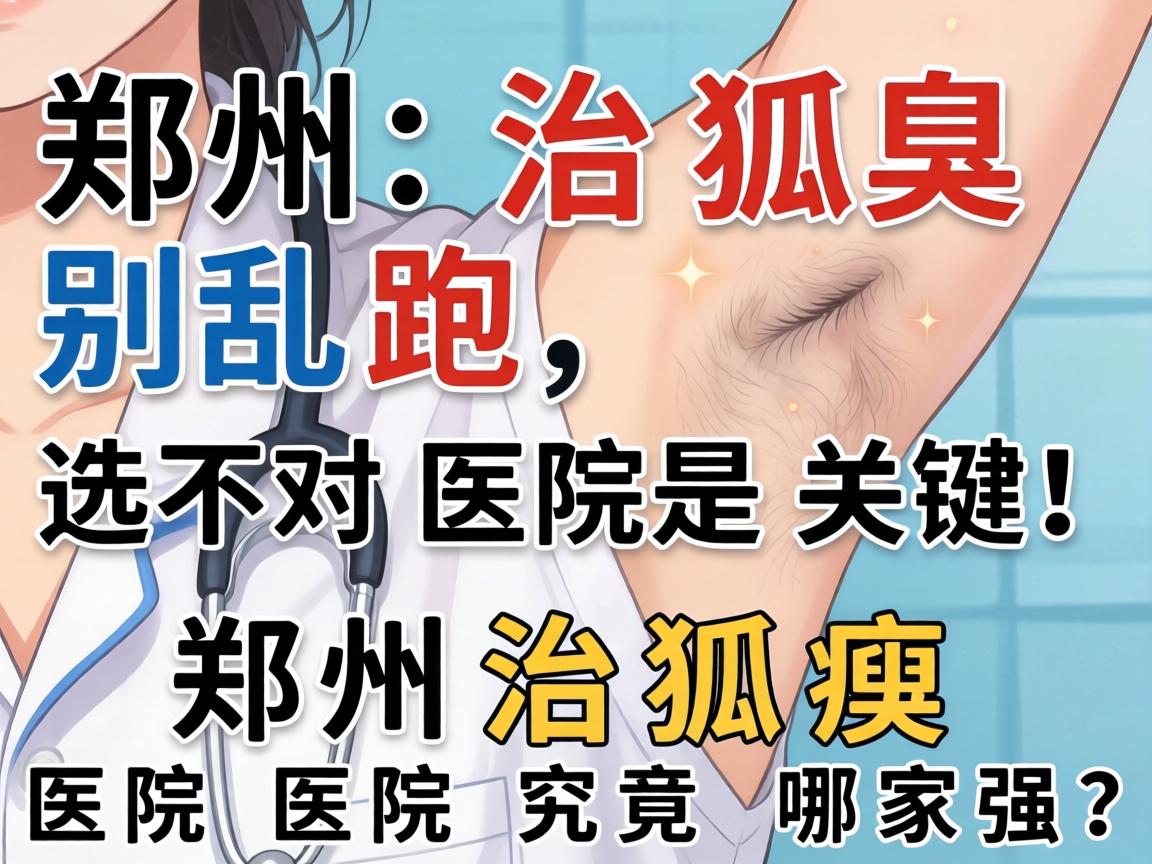 郑州治狐臭别乱跑，选对医院是关键！郑州治狐臭医院究竟哪家强？