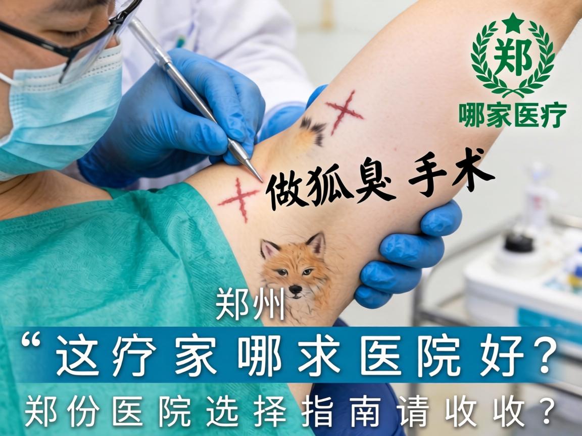 郑州做狐臭手术，哪家医院好？这份医院选择指南请收好