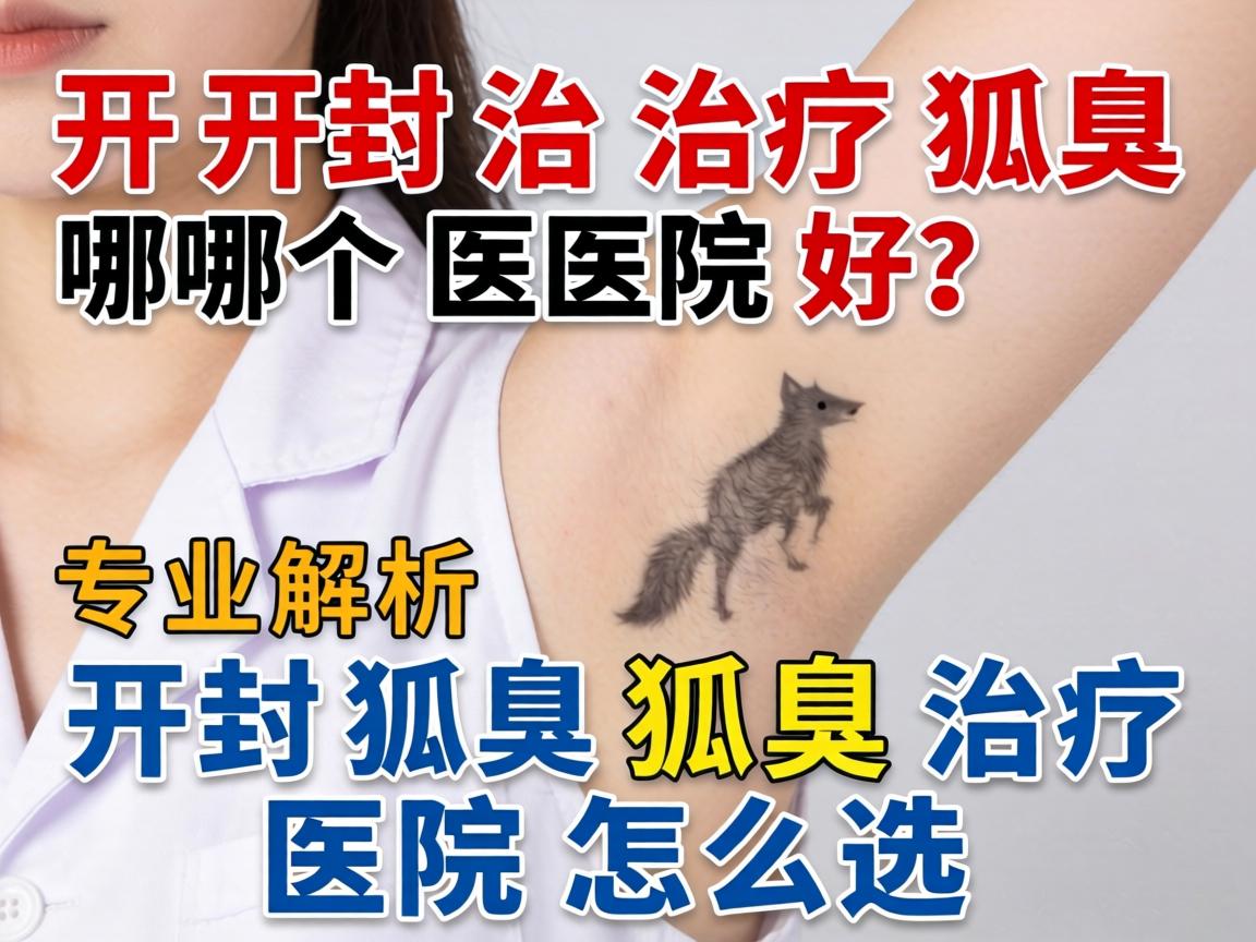 开封治疗狐臭哪个医院好？专业解析开封狐臭治疗医院怎么选
