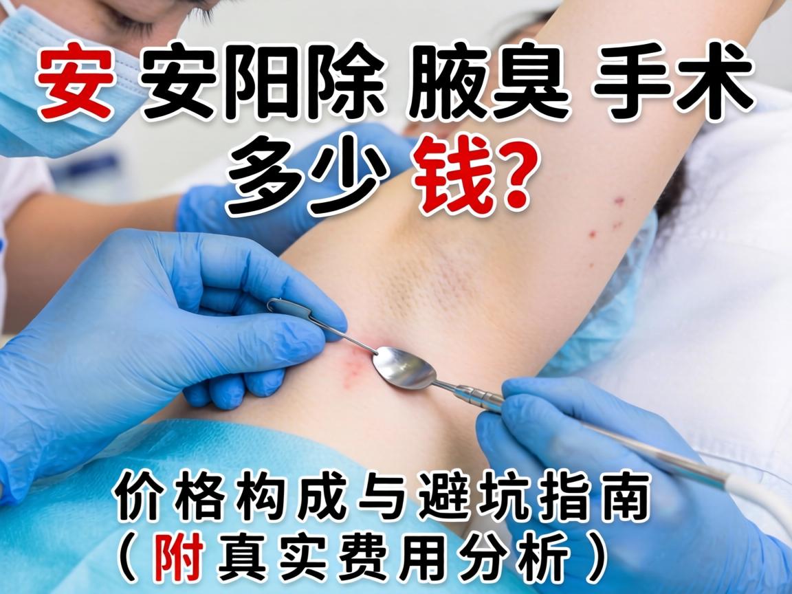 安阳除腋臭手术多少钱？价格构成与避坑指南（附真实费用分析）