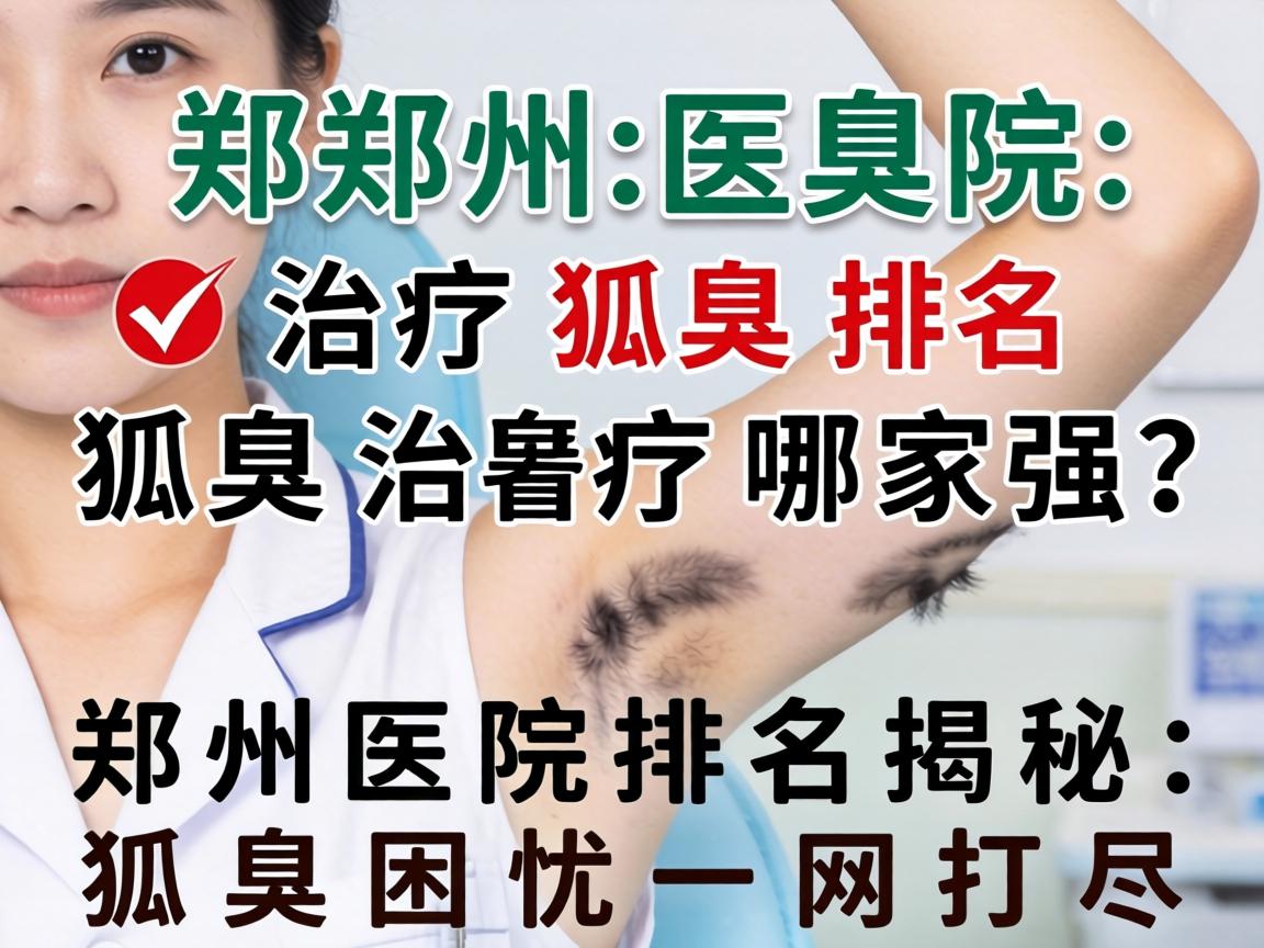 郑州医院治疗狐臭排名，狐臭治疗哪家强？郑州医院排名揭秘，狐臭困扰一网打尽