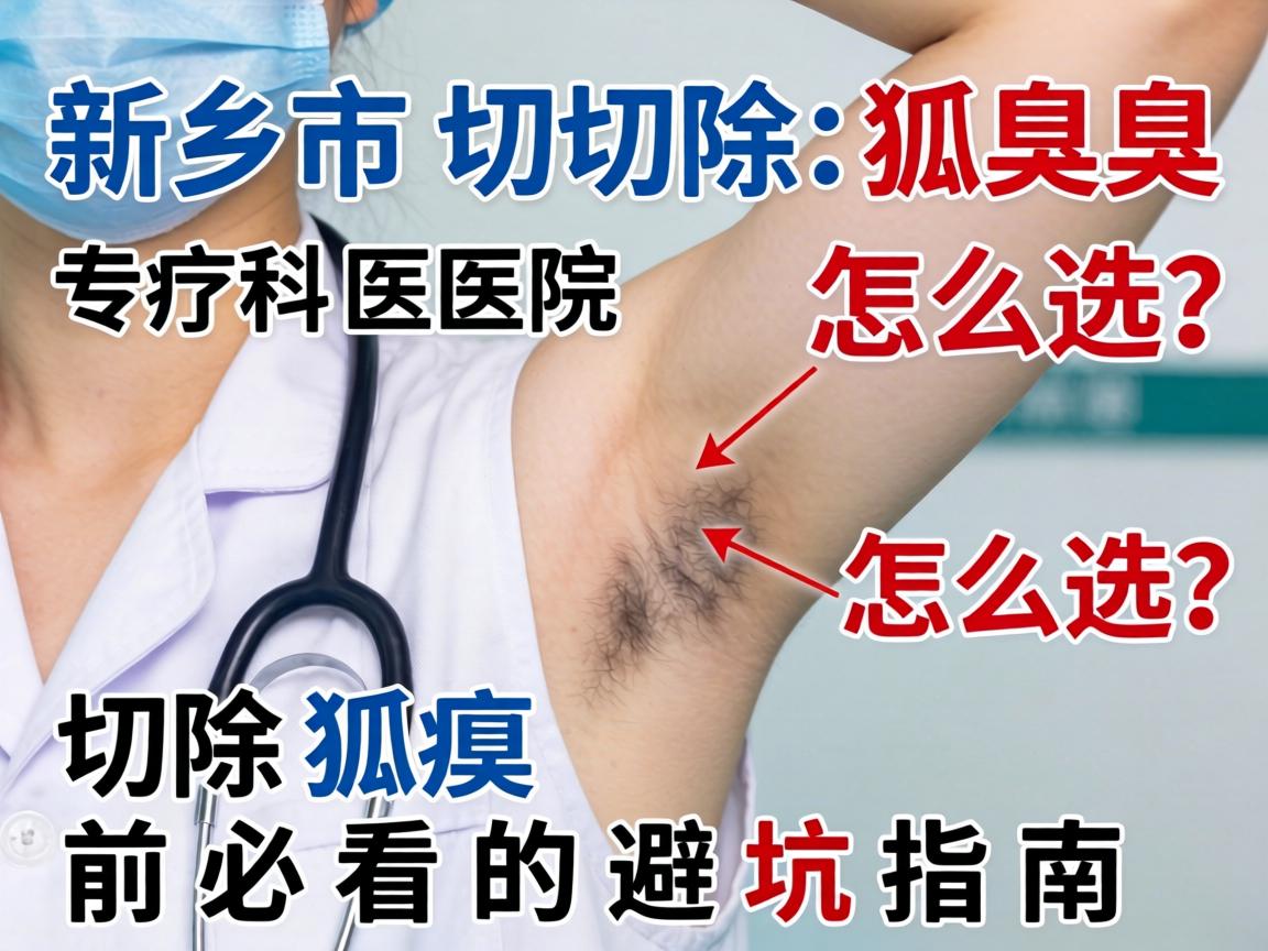 新乡市切除狐臭专科医院怎么选？切除狐臭前必看的避坑指南